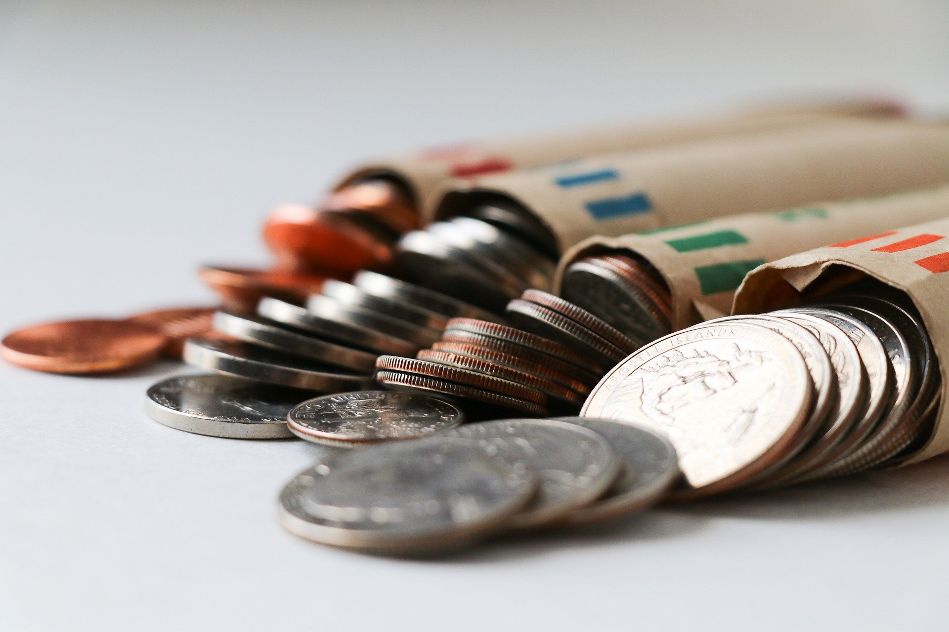 various coins 