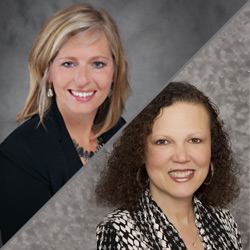 Ideal CU’s Faith Tholkes, SVP of Mortgage and Consumer Lending, and Cynthia Stewart, Senior Mortgage Loan Advisor.